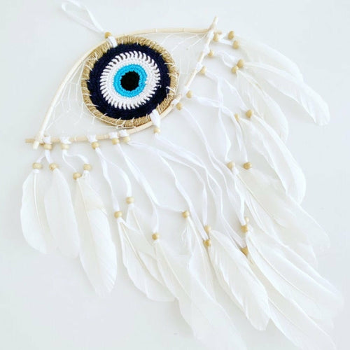 Handmade Evil Eye Dream Catcher, Evil Eye Protection Dreamcatcher,