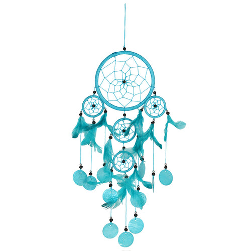 Medium Bright Turquoise Dreamcatcher