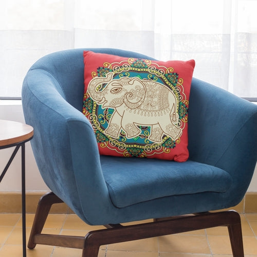 Feng Shui Elephant Symbol Throw Pillow | Homeezone