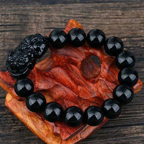 Black Obsidian Pixiu Bracelet