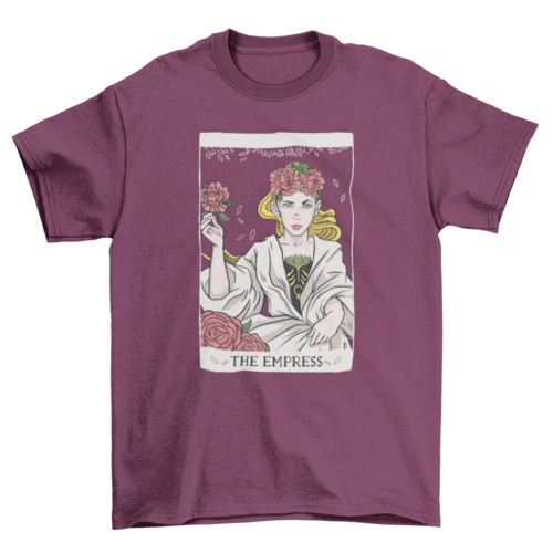 Empress tarot card t-shirt