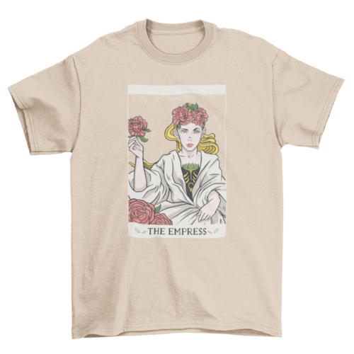 Empress tarot card t-shirt