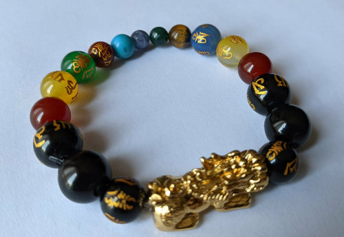Chakra Lucky & Power Gemstone Pixiu Bracelet