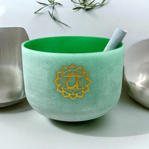 Heart chakra Crystal Singing Bowl
