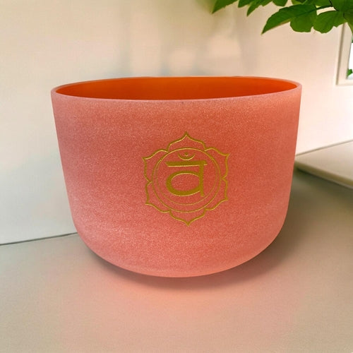 Sacral Chakra Crystal Singing Bowl