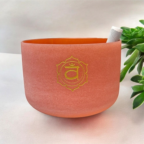 Sacral Chakra Crystal Singing Bowl