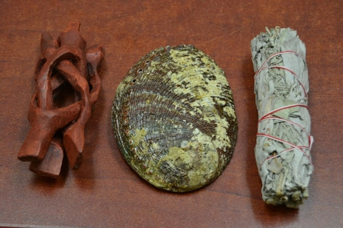 Abalone Smudge Kit Burning Incense