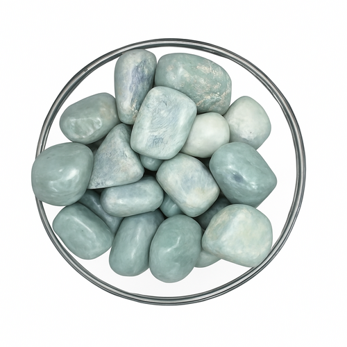 Polished Amazonite Tumbled Stones – Soothing Blue-Green Crystals