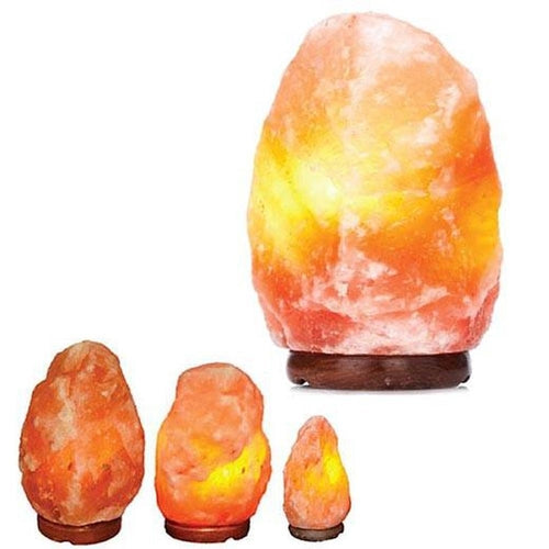 Himalayan Pink Salt Lamps + 12V 12W Switch - Natural Rock Shape