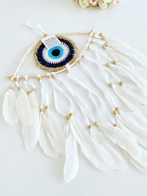Handmade Evil Eye Dream Catcher, Evil Eye Protection Dreamcatcher,