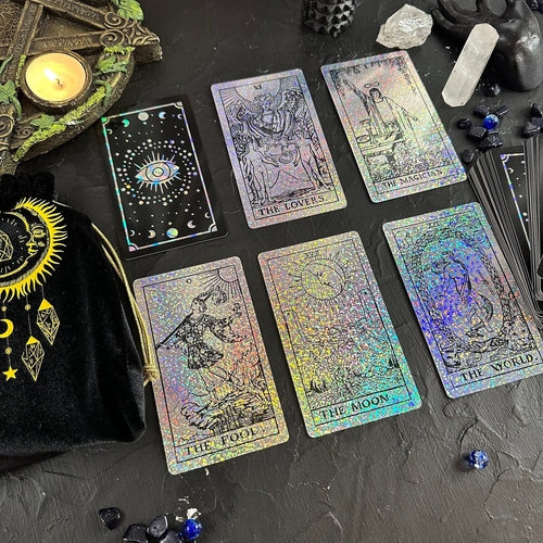 The Smith-Waite Tarot Cards Holographic Crystal Foil