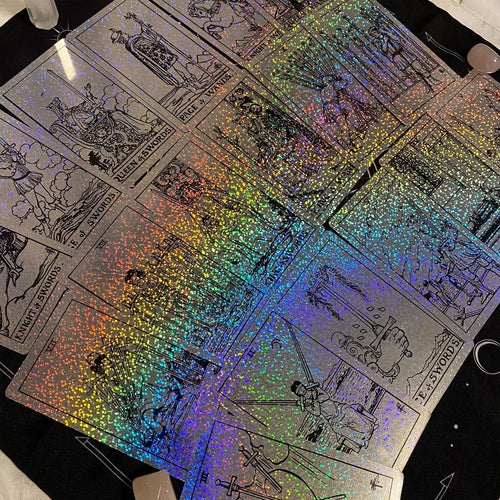The Smith-Waite Tarot Cards Holographic Crystal Foil