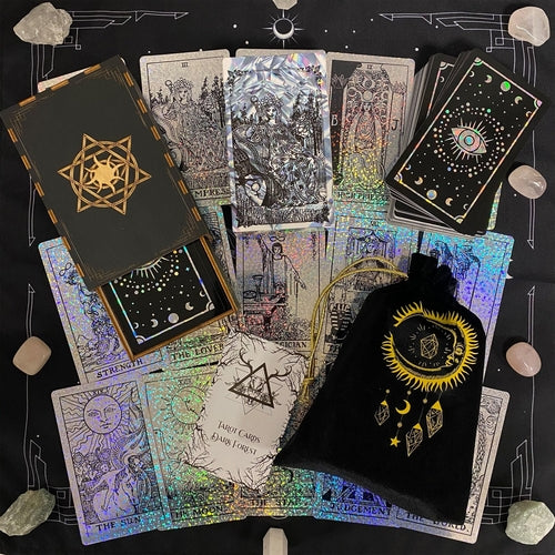 The Smith-Waite Tarot Cards Holographic Crystal Foil