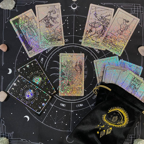 The Smith-Waite Tarot Cards Holographic Crystal Foil